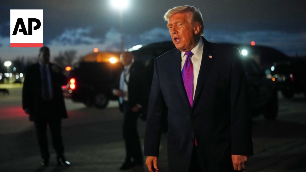 Video | Trump asked about possible Iran revenge plot in California: ‘It's being investigated’
