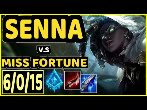 KLAUS (SENNA) vs MISS FORTUNE - 6/0/15 KDA BOTTOM ADC CHALLENGER GAMEPLAY - BR
