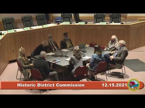 12.15.2021 Historic District Commission