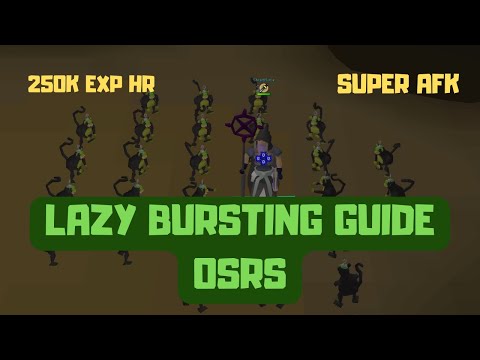 LAZYSCAPERS GUIDE TO MAGIC BURSTING 250K/HR OSRS