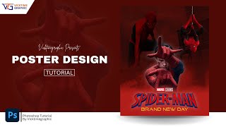 Adobe Photoshop 2026 - How to Design Spider-Man Brand New Day Movie Poster Tutorial ✨