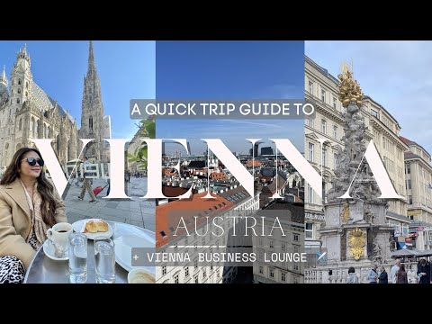 GUIA DE VIAGEM DE VIENA + SALA DE NEGÓCIOS DO AEROPORTO DE VIENA