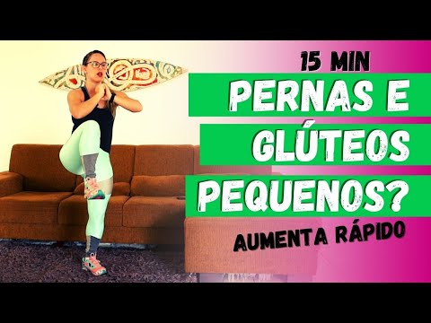 Esse Treino [15 Minutos]  AUMENTA Pernas E Glúteos e DEFINE Sem Equipamento Em Casa