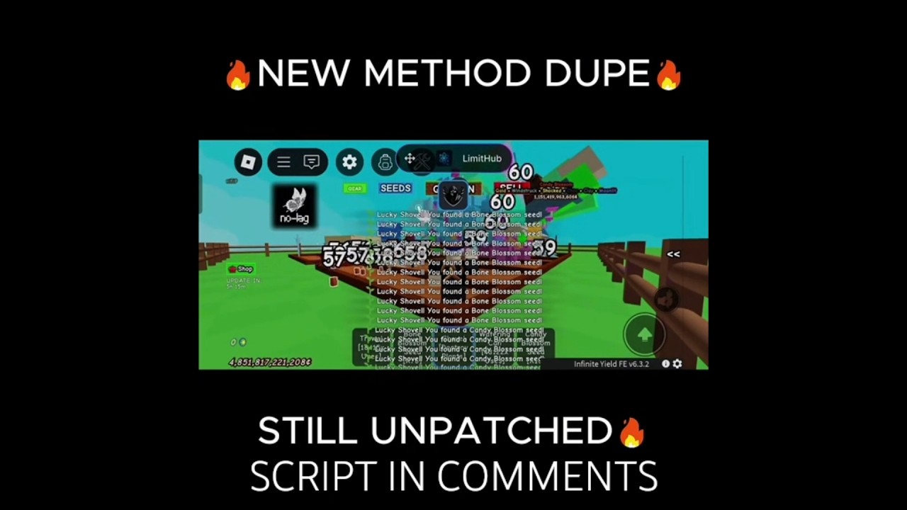 🔥 grow a garden script dupe #growagarden #roblox #script