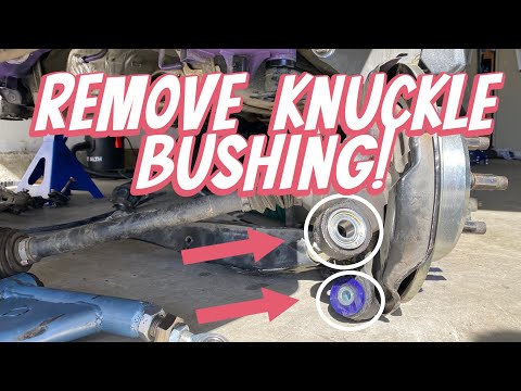 Easy IS300 Rear Knuckle Bushing Removal and Install!!