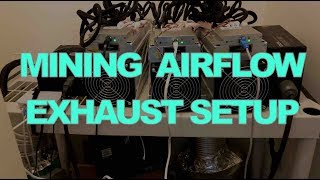 Mining Airflow Setup Antminer 800+ CFM