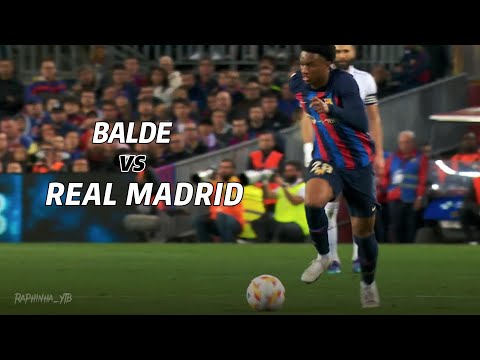 Alejandro Balde vs Real Madrid (05/04/2023)