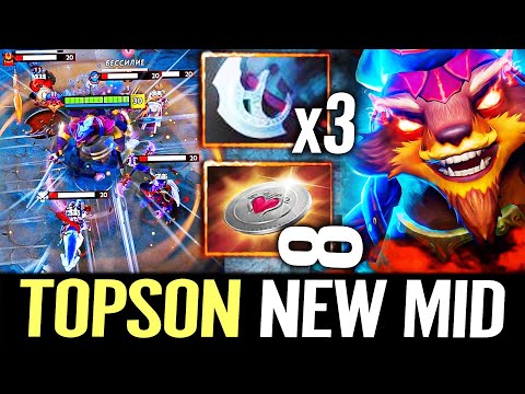 Topson Mid Pangolier Imba Manta Style x3 Hit Lucky Shot - Dota 2 Pro