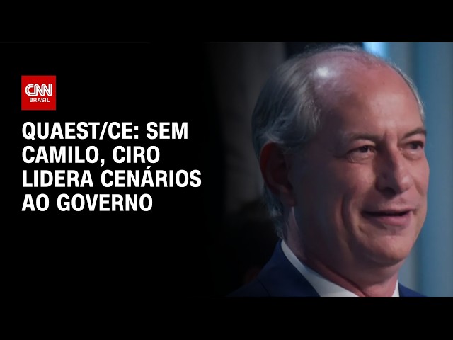 Quaest: sem Camilo, Ciro Gomes lidera cenários de 1º e 2º turno no CE | CNN NOVO DIA