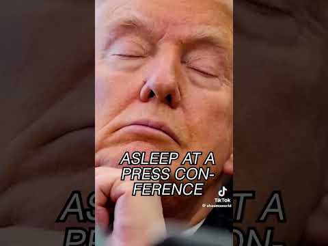 Trump’s Falling Asleep