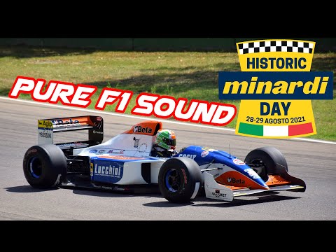 Historic Minardi Day 2021 | PURE SOUND from the BEST F1 CARS | Ferrari, Minardi, Lola, Wolf, ecc...