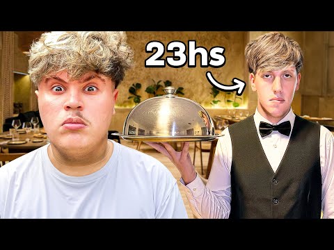 TRABAJE 24HS DE MOZO EN UN RESTAURANTE FAMOSO