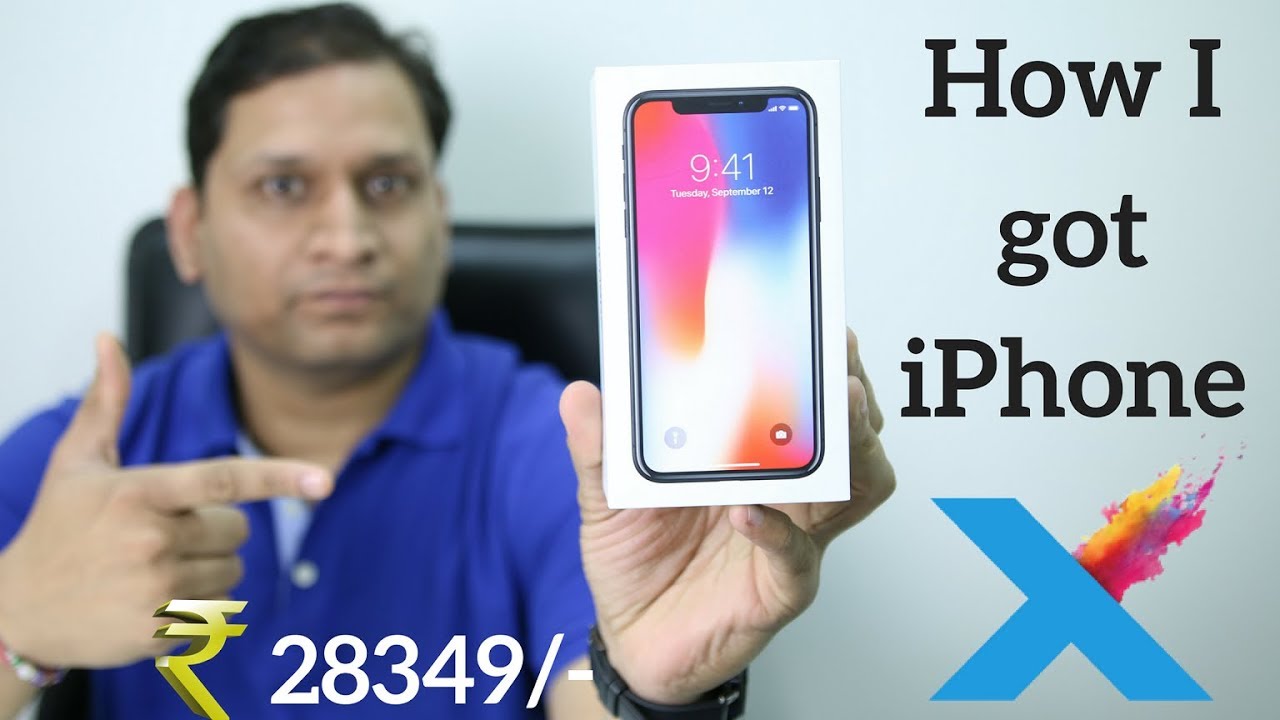 iPhone X Fun Unboxing | Got it @ ₹28,349 only