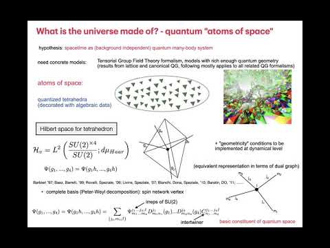 MCQST2021 | The universe as a quantum many-body system (Daniele Oriti)