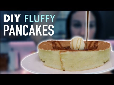 DIY JAPANESE FLUFFY PANCAKES 🥞
