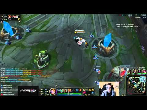 Bjergsen duo Hauntzer - Blitzcrank vs Alistar Support - League of Legends