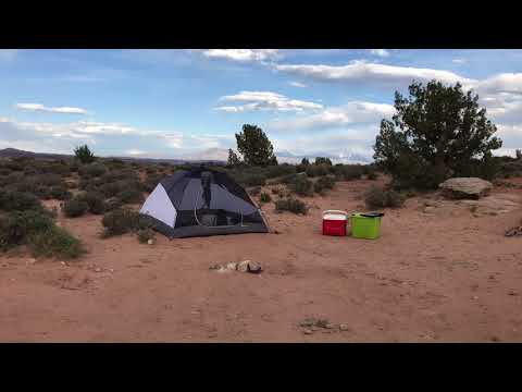 360 degree view of Willow Springs Trail dispersed camping