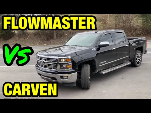 Chevy Silverado 1500 5.3L V8: CARVEN TR SERIES Vs FLOWMASTER SUPER 10!
