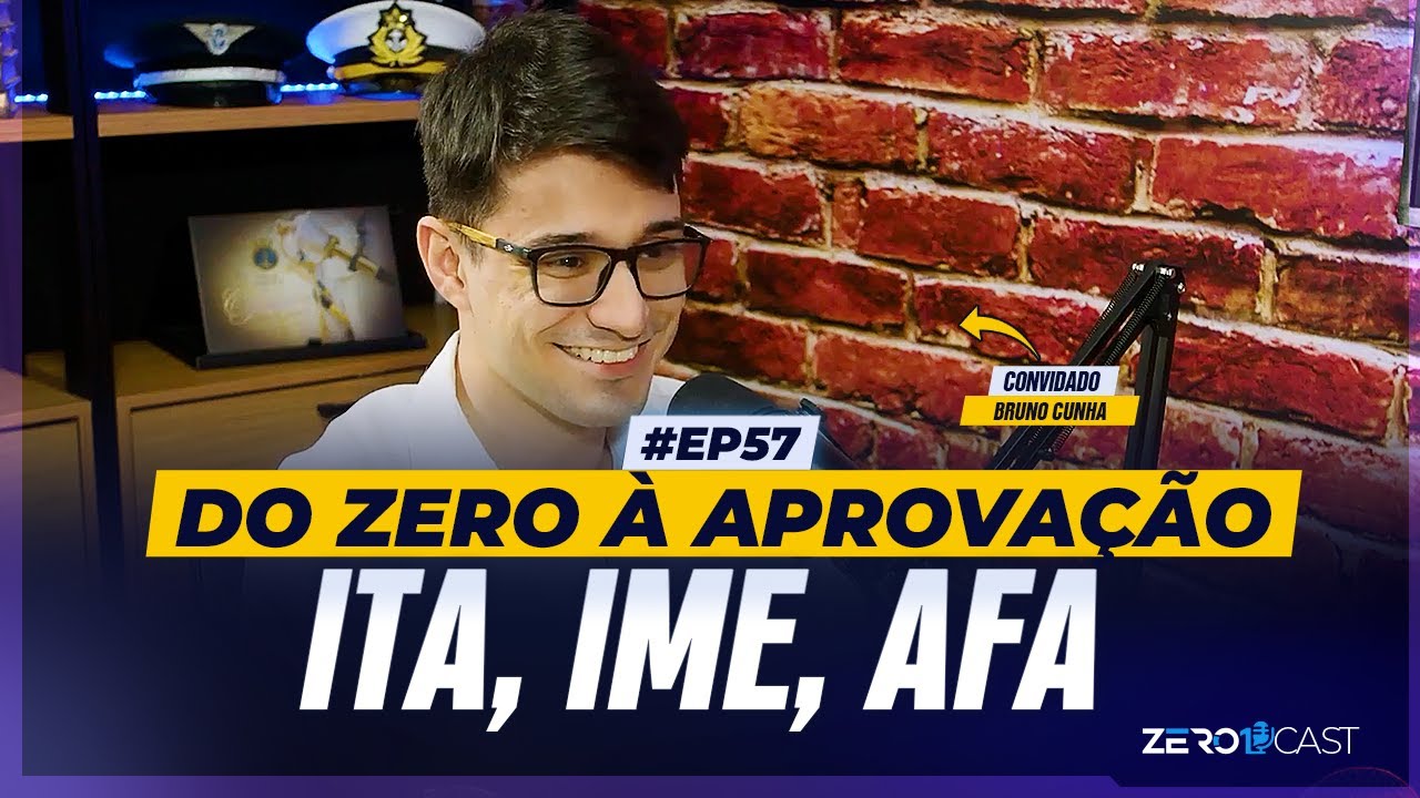 Aprovado no ITA, IME e AFA mostra sua rotina de estudos e diz COMO SER APROVADO | Zero1Cast #057