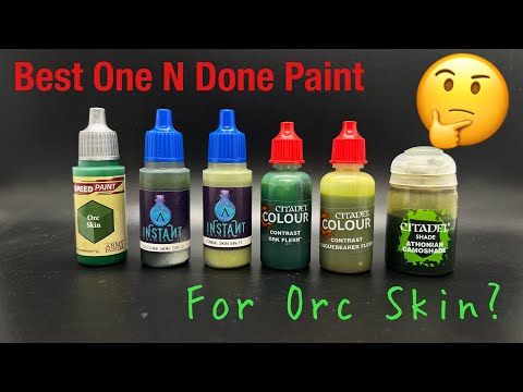 Best Transparent Paint For GreenSkins using the SLAPCHOP Method? 🤔 Contast or SpeedPaint Or