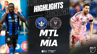 CF Montréal vs. Inter Miami CF | Full Match Highlights | Messi 3 Goal Contributions!