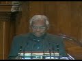 Address By Honourable President Shri K R Narayanan To Members Of Both Houses Parliament 19 Feb 2001