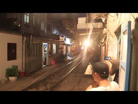 Train in Hanoi, Vietnam