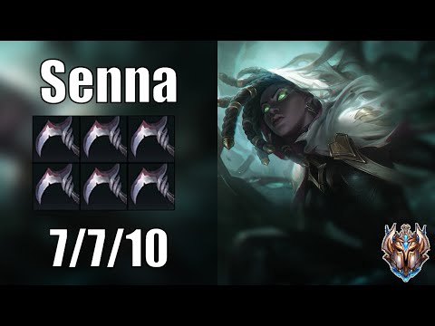 Senna vs Pyke SUPPORT - Patch 12.18 euw1 CHALLENGER