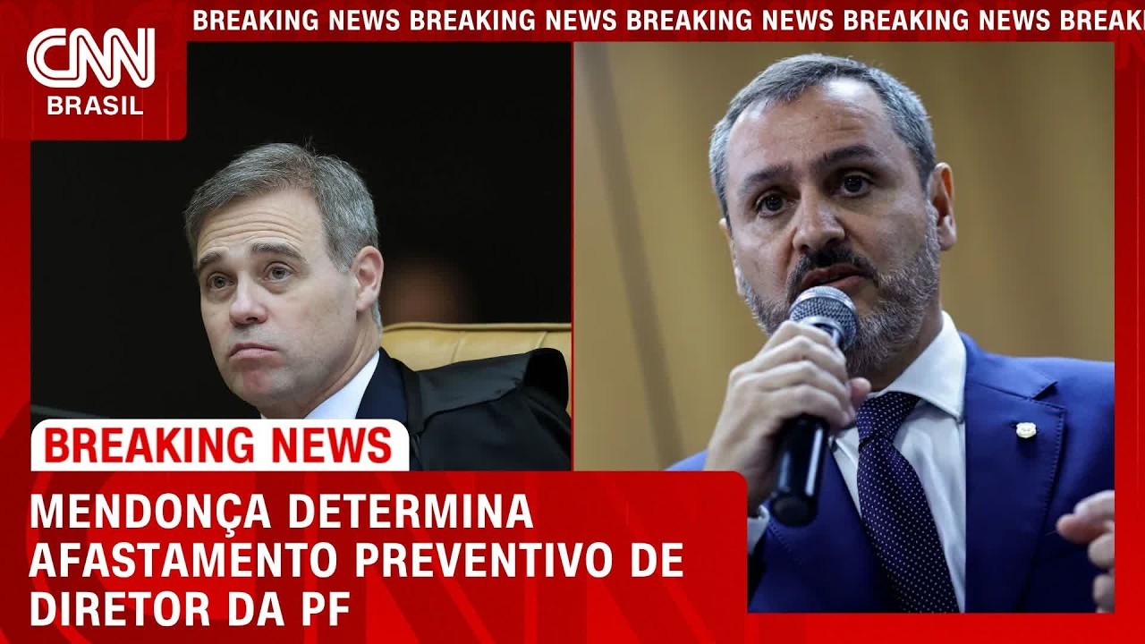Mendonça determina afastamento preventivo do diretor-geral da PF, Andrei Rodrigues | CNN NOVO DIA