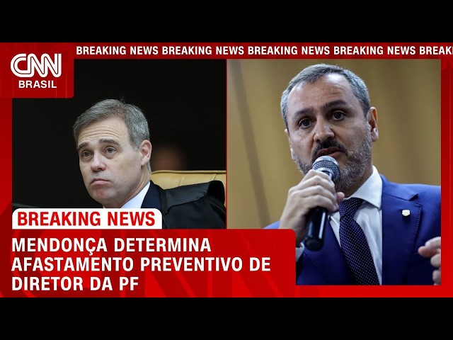 Mendonça determina afastamento preventivo do diretor-geral da PF, Andrei Rodrigues | CNN NOVO DIA