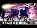 Marvel S Spider Man 2 Secrets Revealed Debug Menu Features Tested