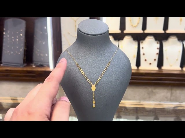 عقد سبيكة ذهب عيار 21