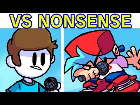 Friday Night Funkin' VS Nonsense FULL WEEK + Cutscenes & All Endings (FNF Mod/Hard) (Funny Mod)