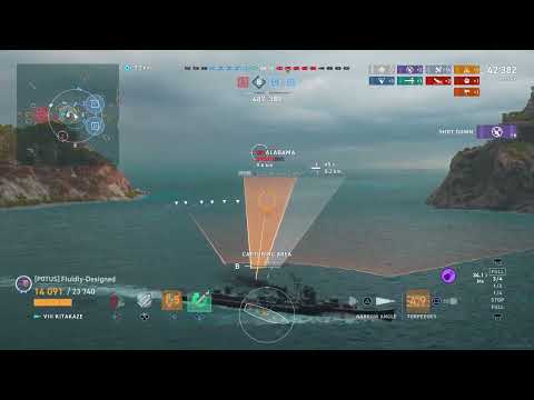 Kitakaze 3,171 Base XP Game World of Warships Legends