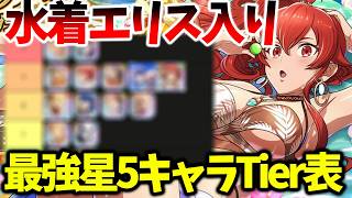 【クロエコ】【水着エリス入り最強星5キャラTier表】今引くべきなのか【無職転生 〜異世界行ったら本気だす〜 クロニクル・オブ・エコーズ】【無職転生アプリ】