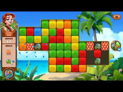 Lost Island Blast Adventure Level 609 - No Boosters