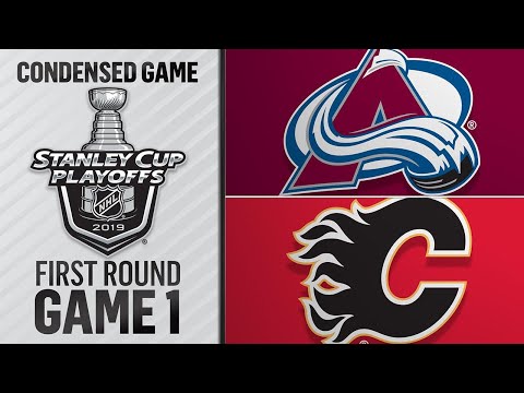 04/11/19 First Round, Gm1: Avalanche @ Flames