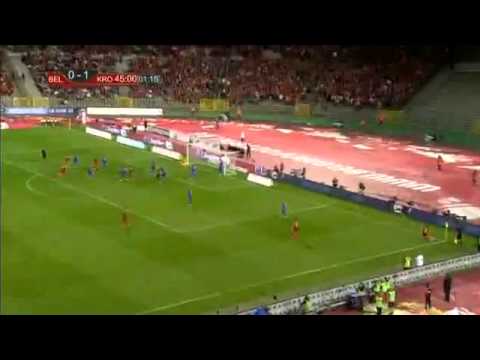Belgium 1 - 1 Croatia All Goals and Highlights 2012