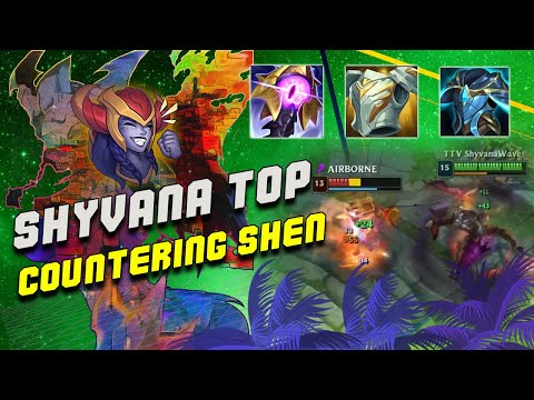 Shyvana Top vs Shen s12 - shen abuser DESTROYED