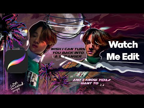 Watch Me Edit Kim Samuel | Procreate Edition