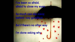 Hold My Heart (lyrics) -Tenth Avenue North