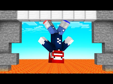 ICH KLETTERE mit KLEBESCHUHEN - Minecraft Freunde 2