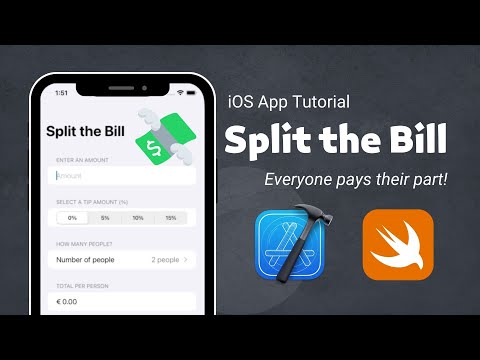 How to create an iPhone App: Split the Bill (SwiftUI / iOS)
