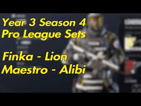 R6S News - Finka Lion Maestro Alibi Pro League Sets