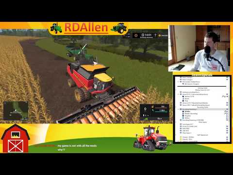 Fall Harvesting on Snerttons FS17 RDAllen Live 11 12 2017