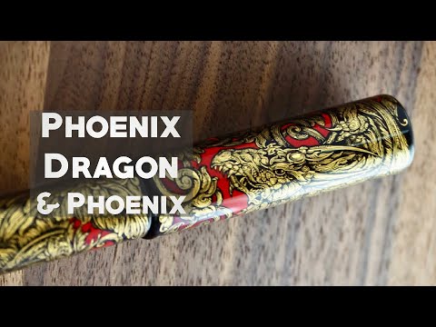 14'000USD Phoenix Dragon & Phoenix Limited Edition Fountain Pen | Style of Zug