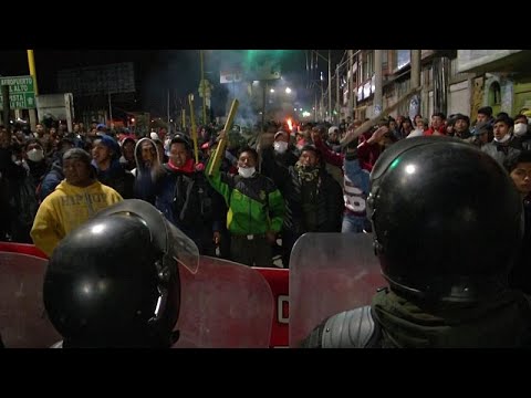 Clashes erupt across Bolivia amid unrest over election result