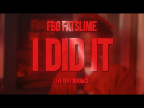 FBG Fatslime - I Did It (Live Performance) shot by @shotbyvictorr