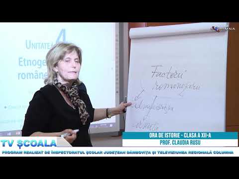 TV ȘCOALA - ISTORIE, CLS A XII-A, DACIA ROMANĂ, ROMANIZAREA