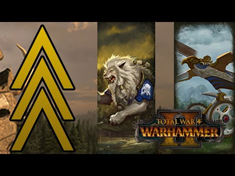 RANK 9 LIONS (& Bolt Throwers) - High Elves vs Coast // Total War: WARHAMMER II Multiplayer